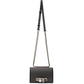 알렉산더맥퀸 Alexander McQueen Black Studded Mini Jewelled Satchel Bag 212259F048049