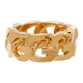 지방시 Givenchy Gold G Chain Ring 212278F011002