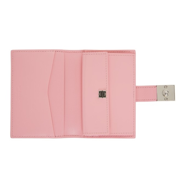 지방시 지방시 Givenchy Pink 4G Card Holder 212278F037013