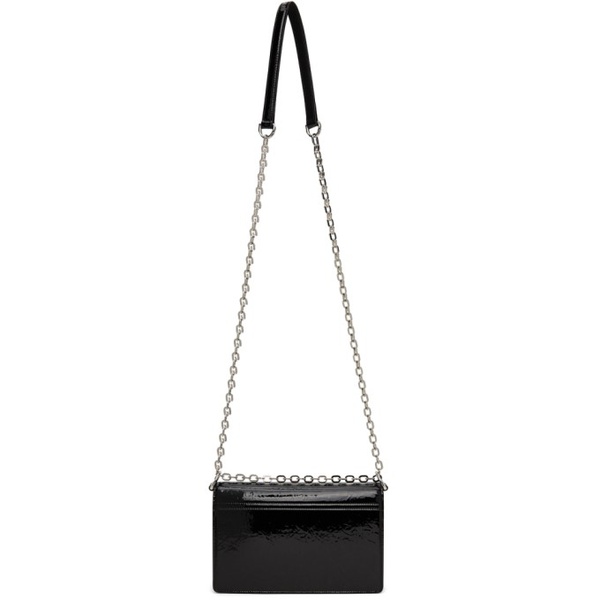 지방시 지방시 Givenchy Black Patent Small 4G Chain Bag 212278F048118