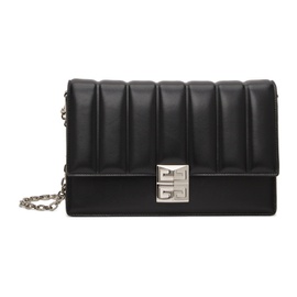 지방시 Givenchy Black Medium Quilted Chain 4G Bag 212278F048169