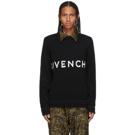 지방시 Givenchy Black Knit 4G Sweater 212278M201003