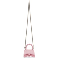 발렌시아가 Balenciaga Pink XXS Hourglass Bag 212342F046063