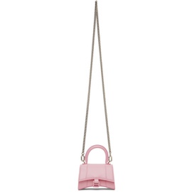 발렌시아가 Balenciaga Pink XXS Hourglass Bag 212342F046063