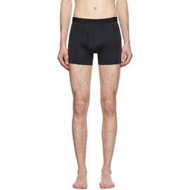 발렌시아가 Balenciaga Black Fitted Swim Shorts 212342M208001