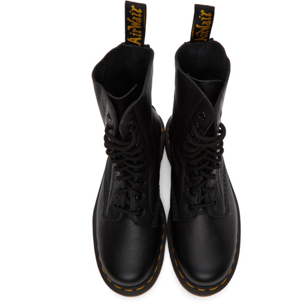 닥터마틴 닥터마틴 Dr. Martens Black Virginia Mid-Calf Boots 212399F114000