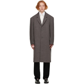 르메르 LEMAIRE Grey Wool Suit Coat 212646M176008
