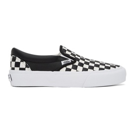 반스 Vans Black & White Slip-On VLT LX Sneakers 212739F128015