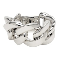 보테가 베네타 Bottega Veneta Silver Curb Chain Ring 212798F024349