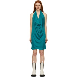 보테가 베네타 Bottega Veneta Blue Knit Shine Dress 212798F052009