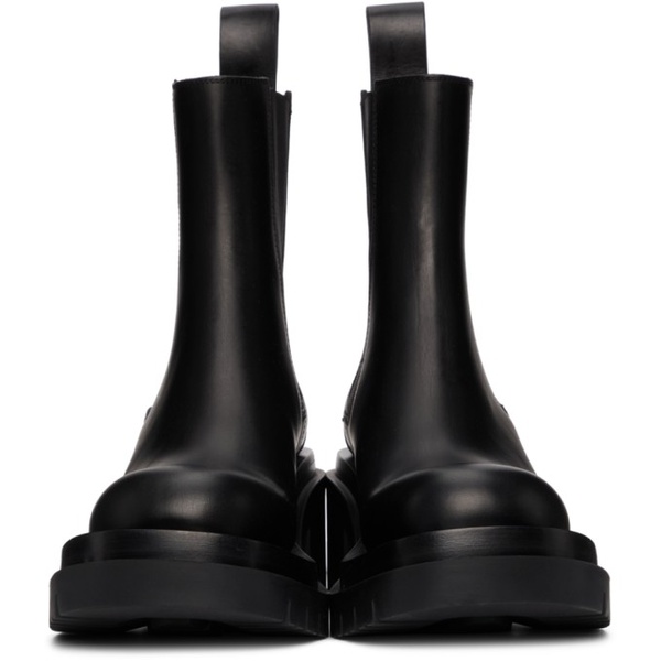 보테가베네타 보테가 베네타 Bottega Veneta Black Lug Heeled Boots 212798F113006