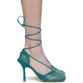 보테가 베네타 Bottega Veneta Blue Stretch Heels 212798F122013
