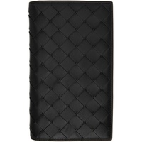 보테가 베네타 Bottega Veneta Black Detachable Pocket Long Wallet 212798M163084