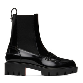 크리스찬 루부탱 Christian Louboutin Black Montezu Lug Ankle Boots 212813F113012
