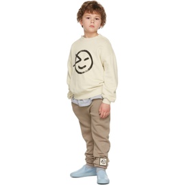 Wynken Kids Beige Slouch Sweatshirt 212902M720013