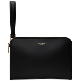 돌체앤가바나 Dolce & Gabbana Black Monreale Clutch Bag 221003M170000