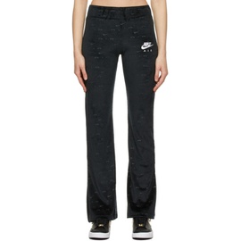 Nike Black Velour Air Lounge Pants 221011F086005
