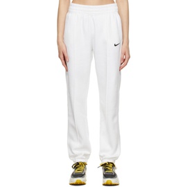 Nike White Sportswear Essential Lounge Pants 221011F086028