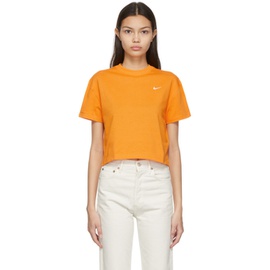 Nike Orange Solo Swoosh T-Shirt 221011F086080