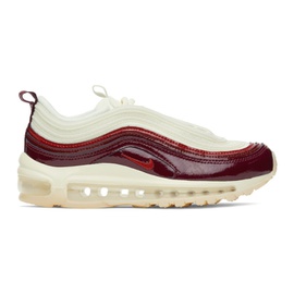 Nike Burgundy & 오프화이트 Off-White Air Max 97 Sneakers 221011F128105