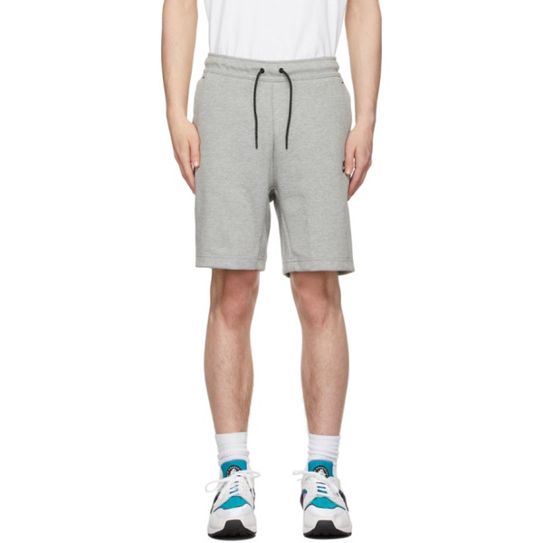 나이키 Nike Grey NSW Tech Fleece Shorts 221011M193012