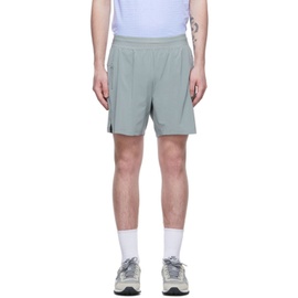 Nike Grey 2-in-1 Yoga Shorts 221011M193040