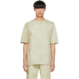펑첸왕 Feng Chen Wang Beige Cotton T-Shirt 221107M213020