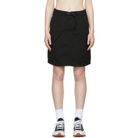 칼하트 Carhartt Work In Progress Black Cotton Mini Skirt 221111F090004