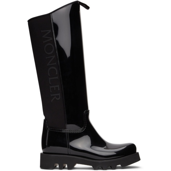 몽클레어 몽클레어 Moncler Black Gilla Rain Boots 221111F115000