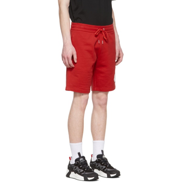 몽클레어 몽클레어 Moncler Red Cotton Shorts 221111M193028