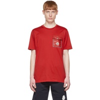몽클레어 Moncler Red Cotton T-Shirt 221111M213129