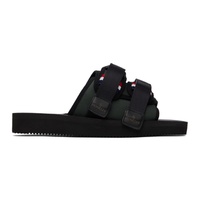 몽클레어 Moncler Khaki & Black Slideworks Sandals 221111M234008