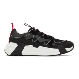 몽클레어 Moncler Black Compassor Low-Top Sneakers 221111M237005