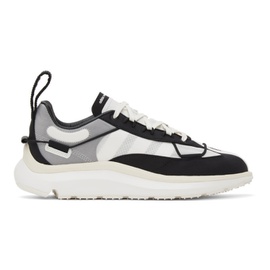 Y-3 Black & White Shiku Run Sneakers 221138M237013