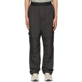 에센셜 Essentials Black Polyester Cargo Pants 221161M190006