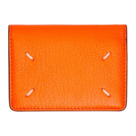 메종마르지엘라 Maison Margiela Orange Leather Wallet 221168M164137