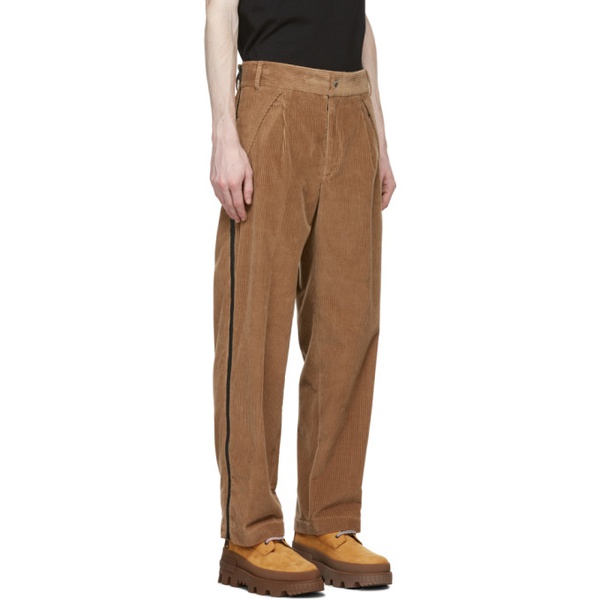 몽클레어 몽클레어 Moncler Genius 8 Moncler 팜엔젤스 Palm Angels Brown Corduroy Trousers 221171M191000