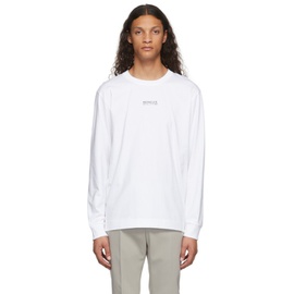 몽클레어 Moncler Genius 6 Moncler 1017 ALYX 9SM White Logo Long Sleeve T-Shirt 221171M213005