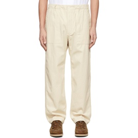 엔지니어드가먼츠 Engineered Garments 오프화이트 Off-White Cotton Twill Fatigue Trousers 221175M191006