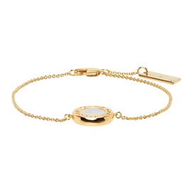 마크 제이콥스 Marc Jacobs Gold & Mother-Of-Pearl The Medallion Bracelet 221190F007008