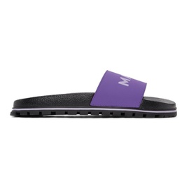 마크 제이콥스 Marc Jacobs Purple The Slide Flat Sandals 221190F124003