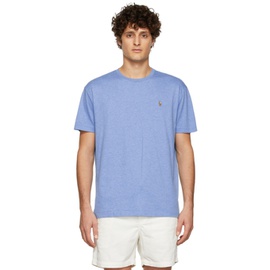 폴로 랄프 로렌 Polo Ralph Lauren Blue Jersey T-Shirt 221213M213004
