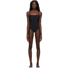 질샌더 Jil Sander Black Classic One-Piece Swimsuit 221249F103012