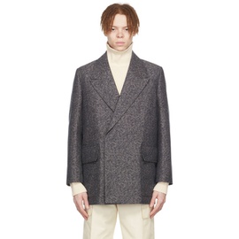 질샌더 Jil Sander SSENSE Exclusive Blue Cotton Coat 221249M176041