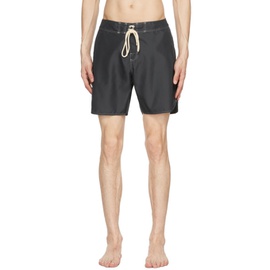 질샌더 Jil Sander Black Jersey Swim Shorts 221249M193000