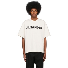 질샌더 Jil Sander 오프화이트 Off-White Logo T-Shirt 221249M213009