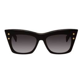 발망 Balmain Black B-II Sunglasses 221251F005034