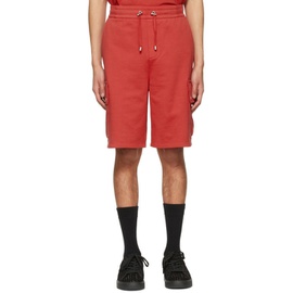 발망 Balmain Red Cotton Shorts 221251M193015