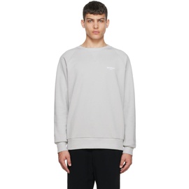 발망 Balmain Gray Cotton Sweatshirt 221251M204012