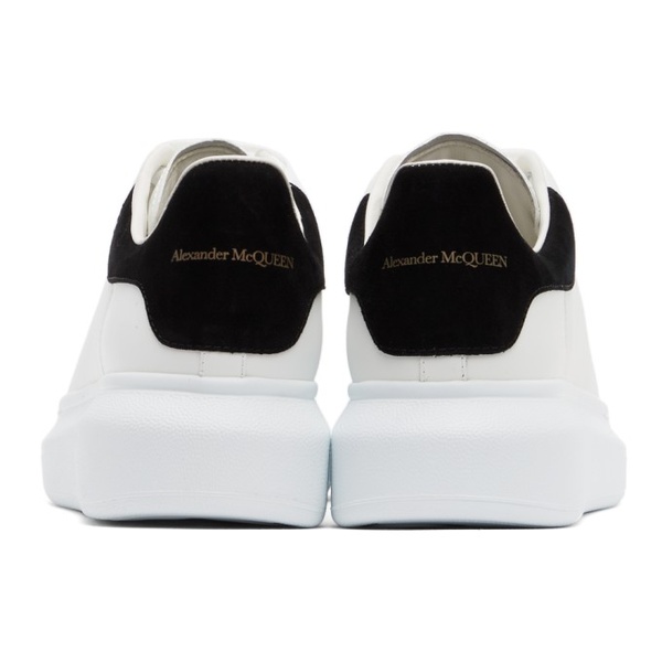 알렉산더 맥퀸 알렉산더맥퀸 Alexander McQueen White & Black Oversized Sneakers 221259F128009